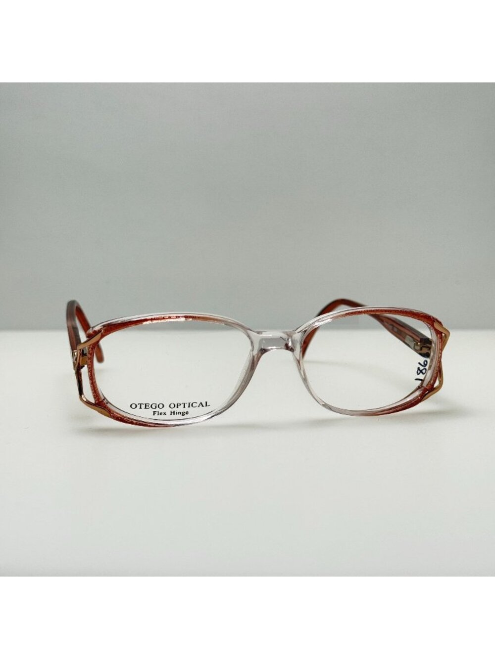 Otego Optical Eyeglasses Eye Glasses Frames Irene Flex Fawn Gold 48-17-130